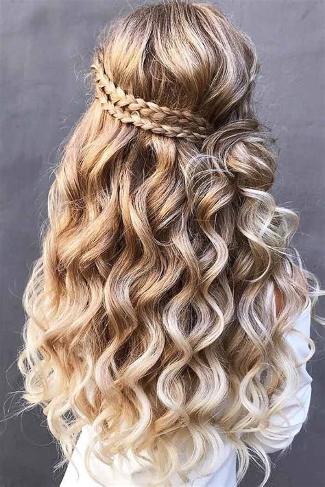 cute half up half down hairstyles for prom|best hairstyles for half up.